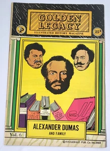 1969 Golden Legacy Vol 6 ALEXANDER DUMAS And Family THREE MUSKETEERS FITZGERALD - Picture 1 of 3