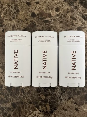 (3Pac)Native Natural Deodorant without Aluminum and Paraben Coconut & Vanilla - Image 1 of 2