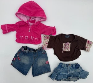 Build A Bear Outfits Jeans, Sweatshirt, Shirt & Rock - Bild 1 von 10