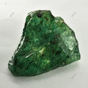 153.85 Ct Natural Emerald Huge Rough Earth Mined Certified Green Loose Gemstone - Picture 1 of 5