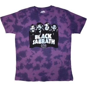 Black Sabbath Kids T Shirt Band Logo new Official Purple Dye Wash - Picture 1 of 2