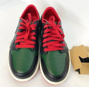Air Jordan 1 Retro OG Low Black Gorge Green W Size 6 - Picture 1 of 11