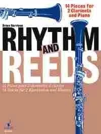 Rhythm and Reeds Brian Harrison Book [Softcover] 2 Clarinets and Piano Schott Mu - Image 1 of 3