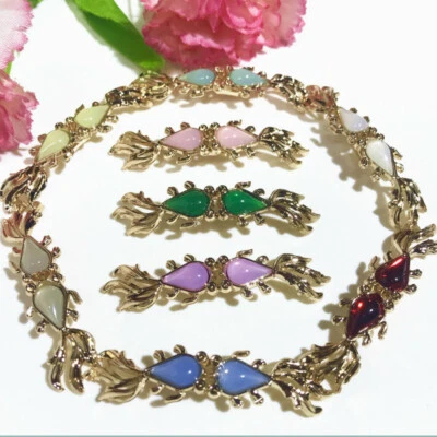 1 Pair Small Clasp Buckle Goldfish Shape Metal Button Closure Sewing Chic Retro - Image 1 of 4