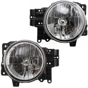 New Left and Right Head Lamp Lens And Housing Fits 2007-2014 Toyota Fj Cruiser - Picture 1 of 12