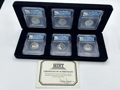 2009S 25C Proof US Territories Clad Quarters PR70DCAM ANACS 1st Day Issue 97/589 - Image 1 of 4