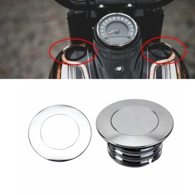 Tapa del tanque de combustible para Harley Fat Bob FLFB FLFBS Low Rider S FXLRS FXLR 2018-2024 Foto 1 de 4