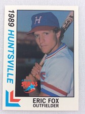 1989 Huntsville Stars-Southern League-BEST Baseball Card-Eric Fox