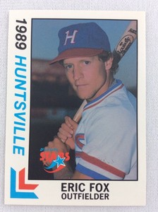 1989 Huntsville Stars-Southern League-BEST Baseball Card-Eric Fox