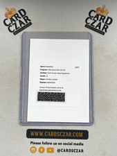 2022 Noir CHRISTIAN KOLOKO RC Silver Screen Debut Signatures Redemption Card CP