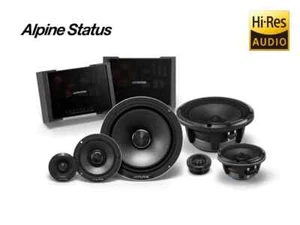 Alpine HDZ-653S - Status Hi-Res 6.5" 16.5cm 3-Way Slim-Fit Component Car Speaker - Picture 1 of 1
