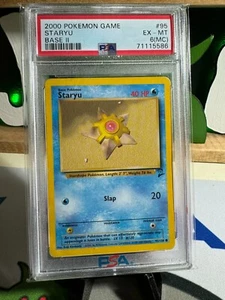 Staryu 95/130 Pokémon Base Set 2 Inverted Pokeball Miscut ERROR PSA 6 - Picture 1 of 3