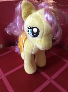 Ty Fluttershy Sparkle Beanie Baby 6" My Little Pony Yellow pink plush 2015 - Picture 1 of 5