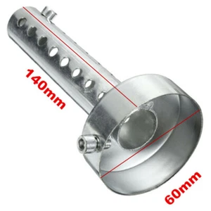 Motorcycle exhaust pot muffler universal DB killer exhilarated muffler 60x140 mm - Picture 1 of 6