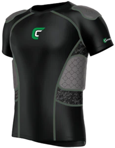Cutters REV Impact, 5-Pad Rip & Shoulder Padded Shirt Youth - Bild 1 von 3