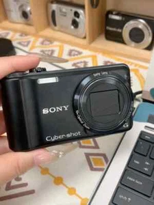 Sony Cyber-shot DSC-H55 Digital Camera 14.10 million Pixel 10x Black - 90% New - Picture 1 of 7
