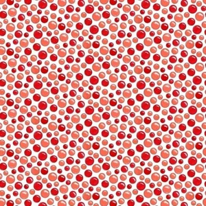 Quilting Treasures - Under The Sea - Bubble Toss - Red, Fabric by the Yard - Picture 1 of 5