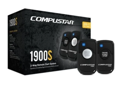 Compustar CS1900-S 2-Way One Button Remote  Car Starter 3000' Range Brand New - Image 1 of 4