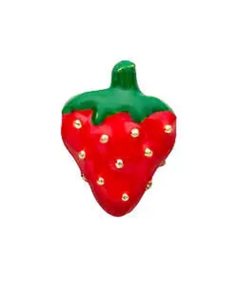Origami Owl 1st EDITION LARGE STRAWBERRY FRUIT Floating Enamel Charm NEW - Image 1 of 1