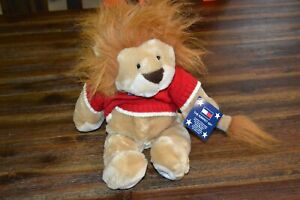 Tommy Hilfiger Purrfect Gift Lion Plush Red Sweater Stuffed Animal 2001 NWT