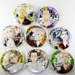 Tokyo Revengers Trading Can Badge Set lot Takeshi Takemichi Manjiro Shuji etc. - Picture 1 of 6