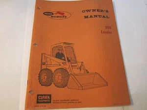 Melroe Clark Bobcat Loader 800 Owner's Operator Manual LOTS More Listed - Picture 1 of 3