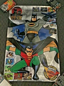 VINTAGE 1996 ESKIMO PIE / WELCHS THE ADVENTURES OF BATMAN TIMELINE POSTER - Picture 1 of 1