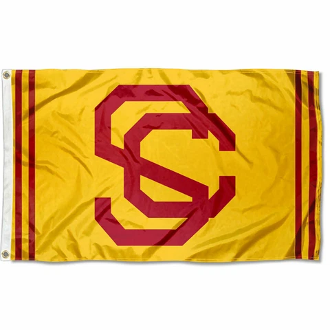 USC Trojans Vintage Retro Throwback Large Outdoor Flag Cover