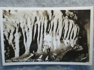 Vintage Prison Bars, Oregon Caves, Cave Junction, Oregon Real Photo Postcard - Picture 1 of 2
