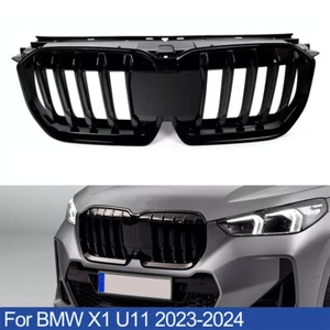Parachoques delantero parrilla riñón negro brillante apto para BMW X1 U11 U12 2023-2024, - Imagen 1 de 12
