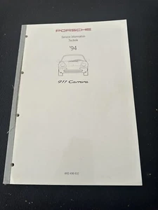 Porsche 911 Carrera 1995 alemán servicio de información técnica manual 993 C2 catálogo - Imagen 1 de 12