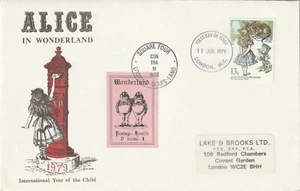 11/7/1979 UK GB FDC - Year of the Child - Alice In Wonderland - London WC FDI #2 - Picture 1 of 2