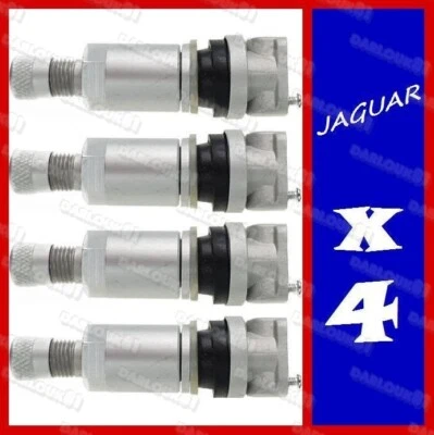 4x Kit de reparo de haste de válvula sensor de pressão dos pneus TPMS para Jaguar S-Type XF X-Type - Imagem 1 de 4