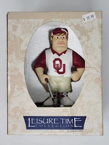 Oklahoma Sooners Golfer Leisure Time Figurine - Talegaters NCAA OU Golf - NEW - Picture 1 of 7