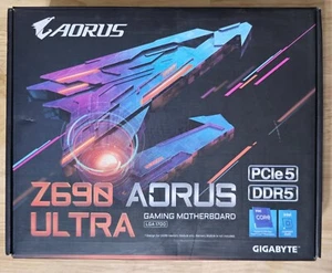 Placa base GIGABYTE Z690 AORUS ULTRA ATX LGA1700 DDR5 12/13/14 Gen Intel - Imagen 1 de 6