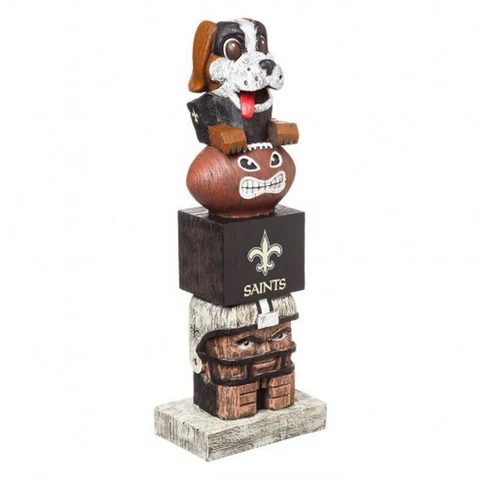 New Orleans Saints NFL Team Mascot Tiki Totem Pole Fan Cave Decor Cover