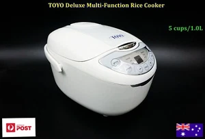 TOYO Fuzzy Logic Multi-Function Rice Cooker Keep Warm CFXB30FC11 (5 Cups/1L) - Picture 1 of 12
