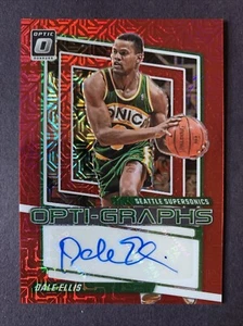 Dale Ellis Auto 2023 Optic Opti-Graphs Red Mojo Prizm #OG-ELL - Picture 1 of 2