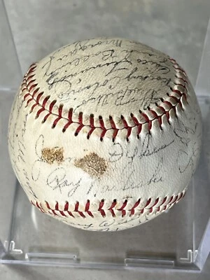 1960 Detroit Tigers Signed Baseball Al Kaline / Bunning / Colavito - Image 1 of 4