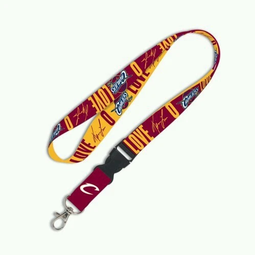 KEVIN LOVE CLEVELAND CAVALIERS LANYARD DETACHABLE BUCKLE 1" WIDTH 22" LONG  - Image 1 of 1