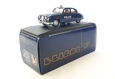 Coche modelo Eligor 1:43 POLICÍA - JAGUAR MK1 '60 SIN USAR, EN CAJA Foto 1 de 4