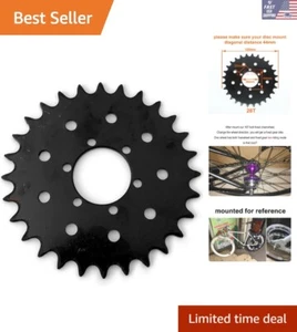 Durable Alloy Steel 28T Fixed Gear Sprocket for Enhanced Cycling Performance - Picture 1 of 7