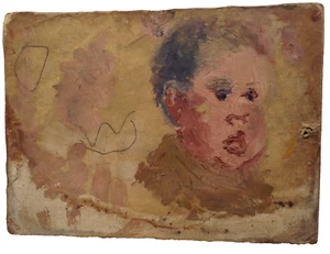 AUGUSTE RENOIR ? IMPRESSIONISM - PORTRAIT CHILD - OIL PAINTING 19TH CENTURY - Picture 1 of 11