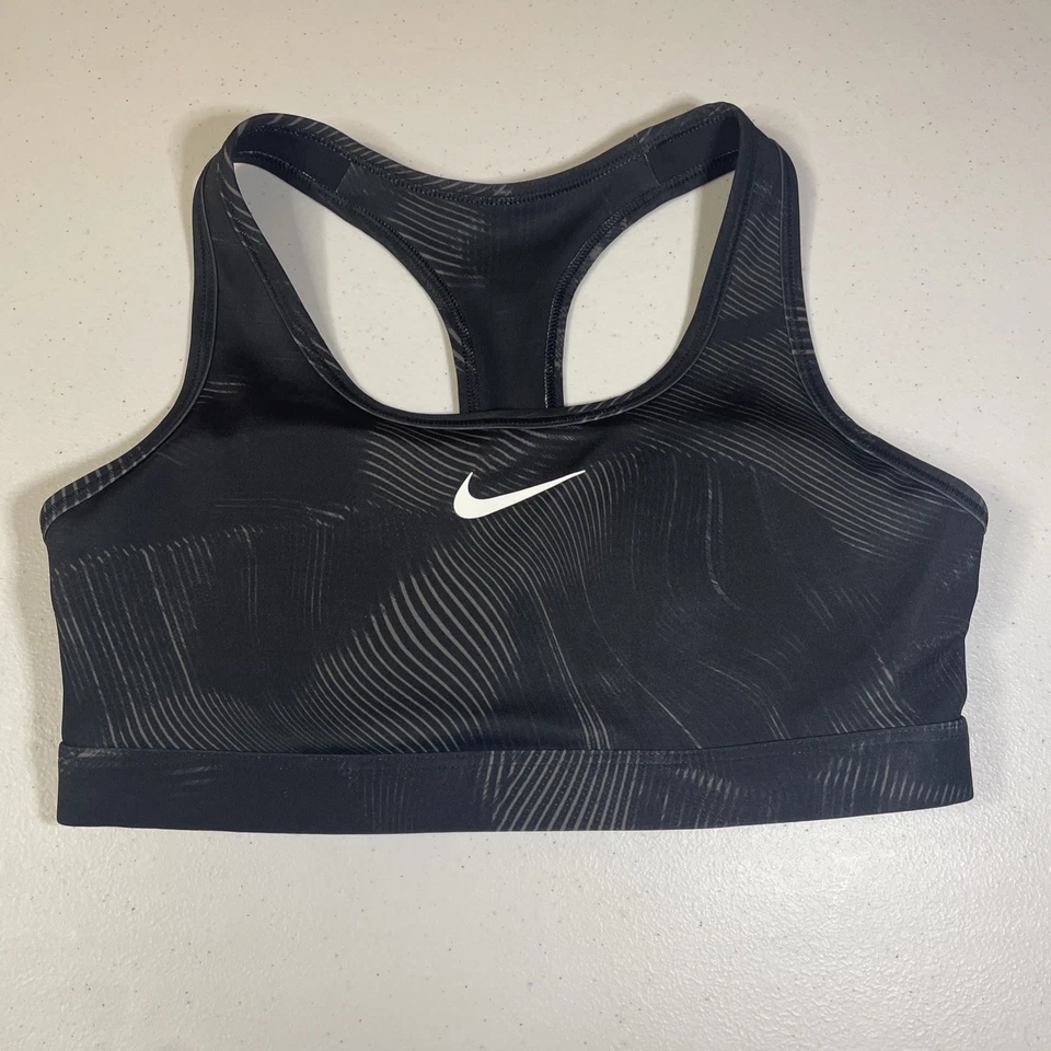 Nike Sports Bra Dri Fit Black Size Small Sample Tag - Image 1 of 4
