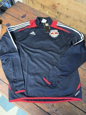 Adidas MLS NY Red Bulls Camiseta de Entrenamiento S FORMOTION Chaqueta Negra Roja Nueva con Etiquetas Foto 1 de 4