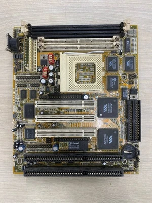 Pcpartner 35-8823-01 Socket 7 2x Sdram 2x Simm 3x Pci 2x Isa at Mainboard - Image 1 of 4