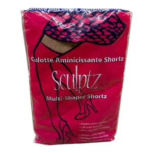 Sculptz Multi Shaper Shorts X Tall Barely Beige 730401 Shapewear By Silkies - Picture 1 of 2