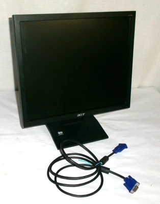Acer 17" Monitor V173 with stand cables manual CD - Image 1 of 4