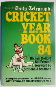DAILY TELEGRAPH · CRICKET JAHRBUCH 1984 · MICHAEL MELFORD & BILL FRINDALL - Bild 1 von 5