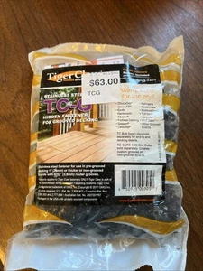 Tigerkralle TC-G Edelstahl versteckte Terrassenbefestigung gerillt Terrassendielen Clips 90 Ct - Bild 1 von 6